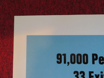 TWO MINUTE WARNING FOLDED US ONE SHEET POSTER CHARLTON HESTON 1976 Movie posters