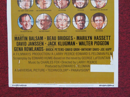 TWO MINUTE WARNING US INSERT (14"x 36") POSTER C. HESTON J. CASSAVETES 1976 Rendezvous Cinema Movie posters