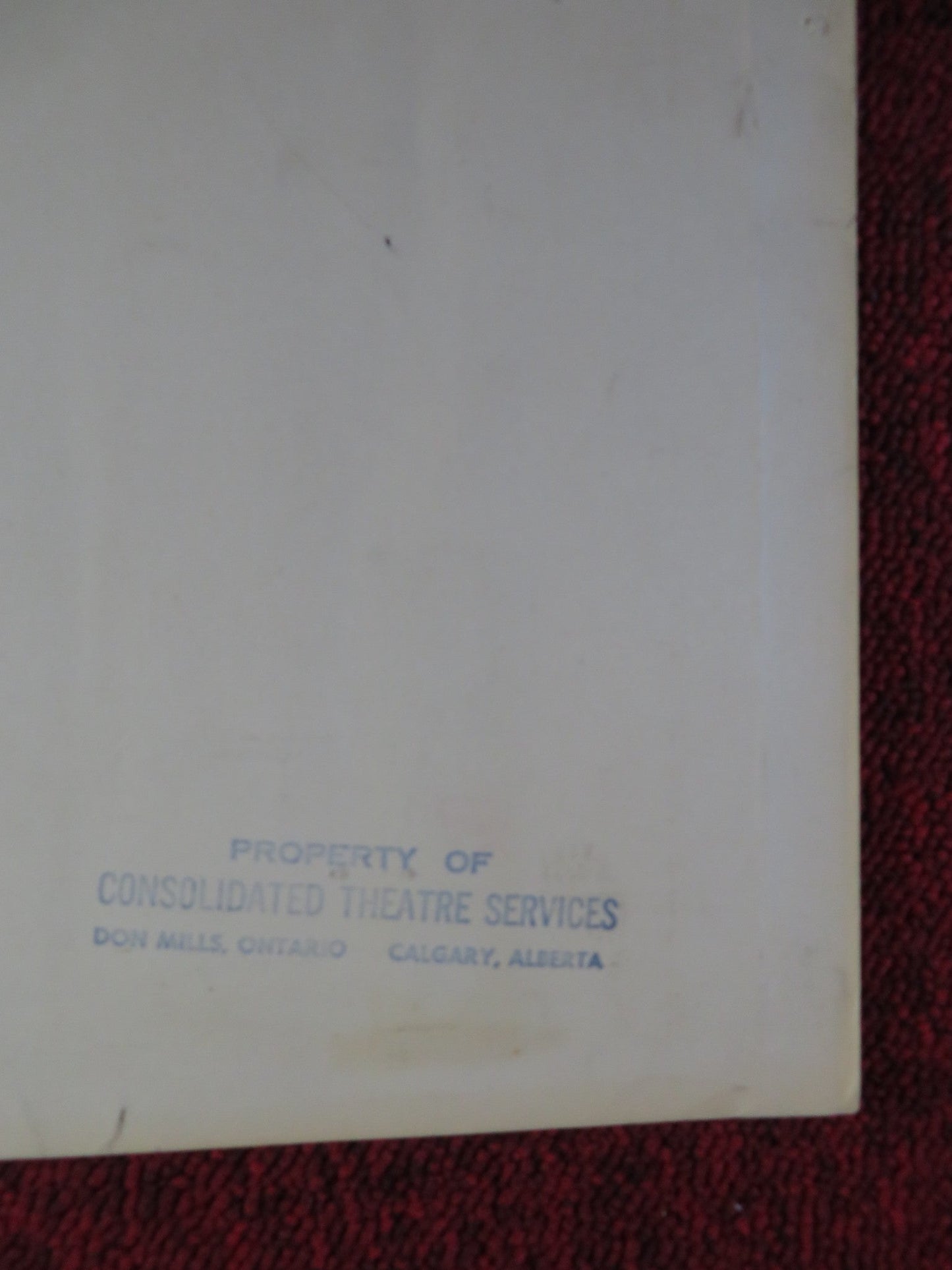 TWO MINUTE WARNING US INSERT (14"x 36") POSTER C. HESTON J. CASSAVETES 1976 Rendezvous Cinema Movie posters