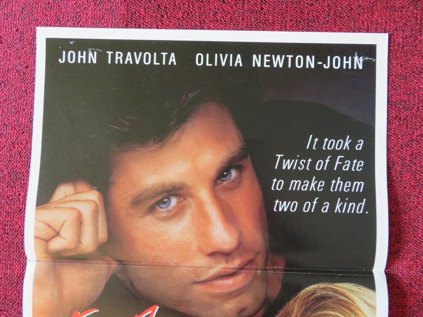 TWO OF A KIND FOLDED AUSTRALIAN DAYBILL POSTER JOHN TRAVOLTA OLIVIA NEWTON - JOHN Movie posters