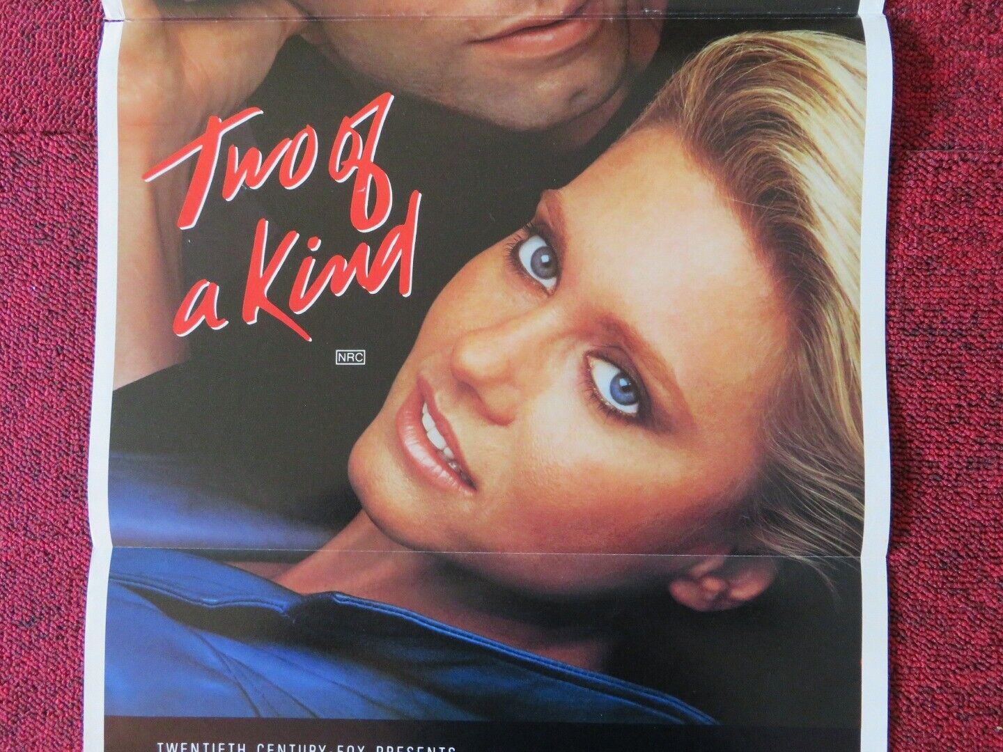 TWO OF A KIND FOLDED AUSTRALIAN DAYBILL POSTER JOHN TRAVOLTA OLIVIA NEWTON - JOHN Movie posters
