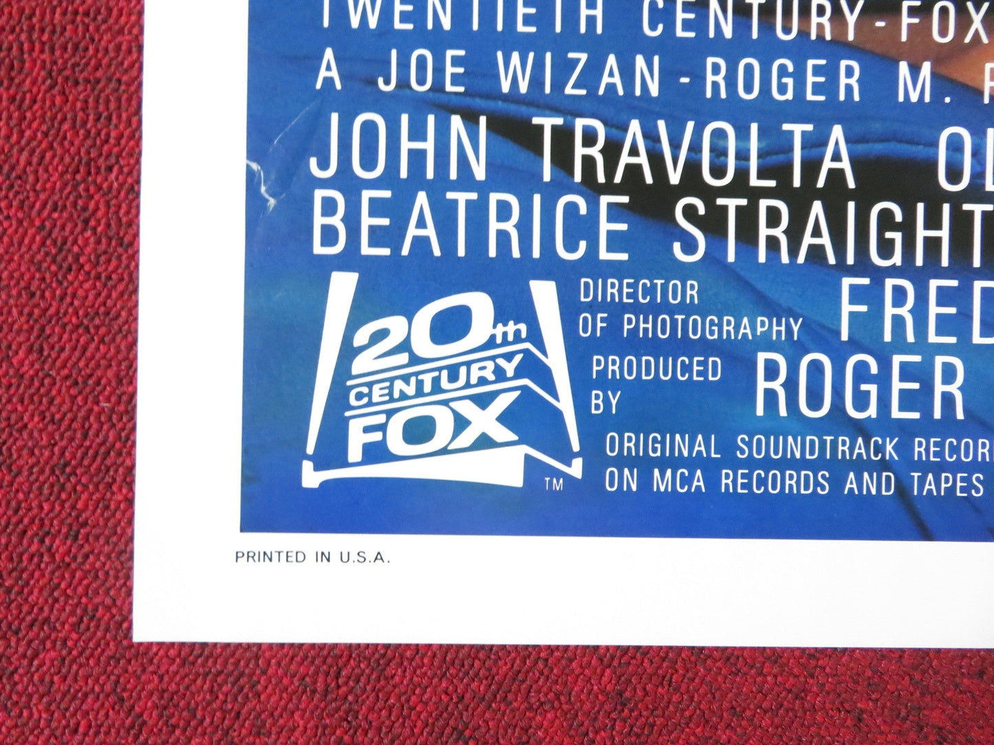 TWO OF A KIND FOLDED US ONE SHEET POSTER JOHN TRAVOLTA OLIVIA NEWTON - JOHN 1983 Rendezvous Cinema Movie posters