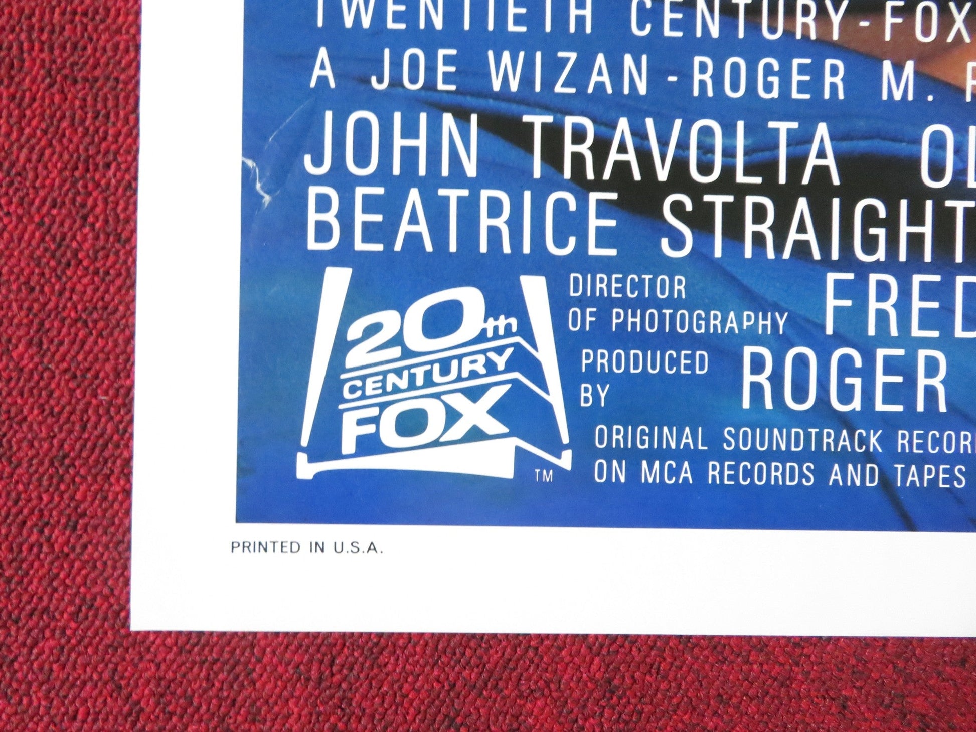 TWO OF A KIND FOLDED US ONE SHEET POSTER JOHN TRAVOLTA OLIVIA NEWTON - JOHN 1983 Rendezvous Cinema Movie posters