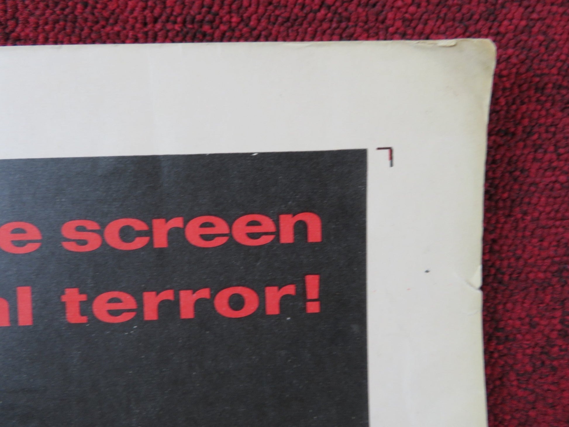 TWO ON A GUILLOTINE US HALF SHEET (22"x 28") POSTER CONNIE STEVENS D. JONES 1965 Rendezvous Cinema Movie posters