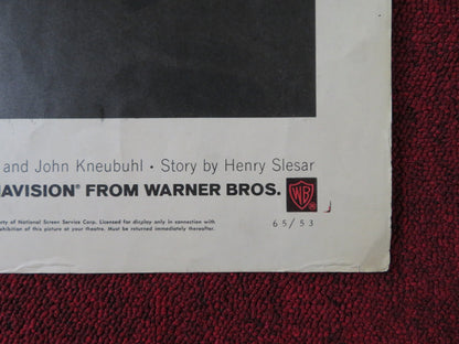 TWO ON A GUILLOTINE US HALF SHEET (22"x 28") POSTER CONNIE STEVENS D. JONES 1965 Rendezvous Cinema Movie posters