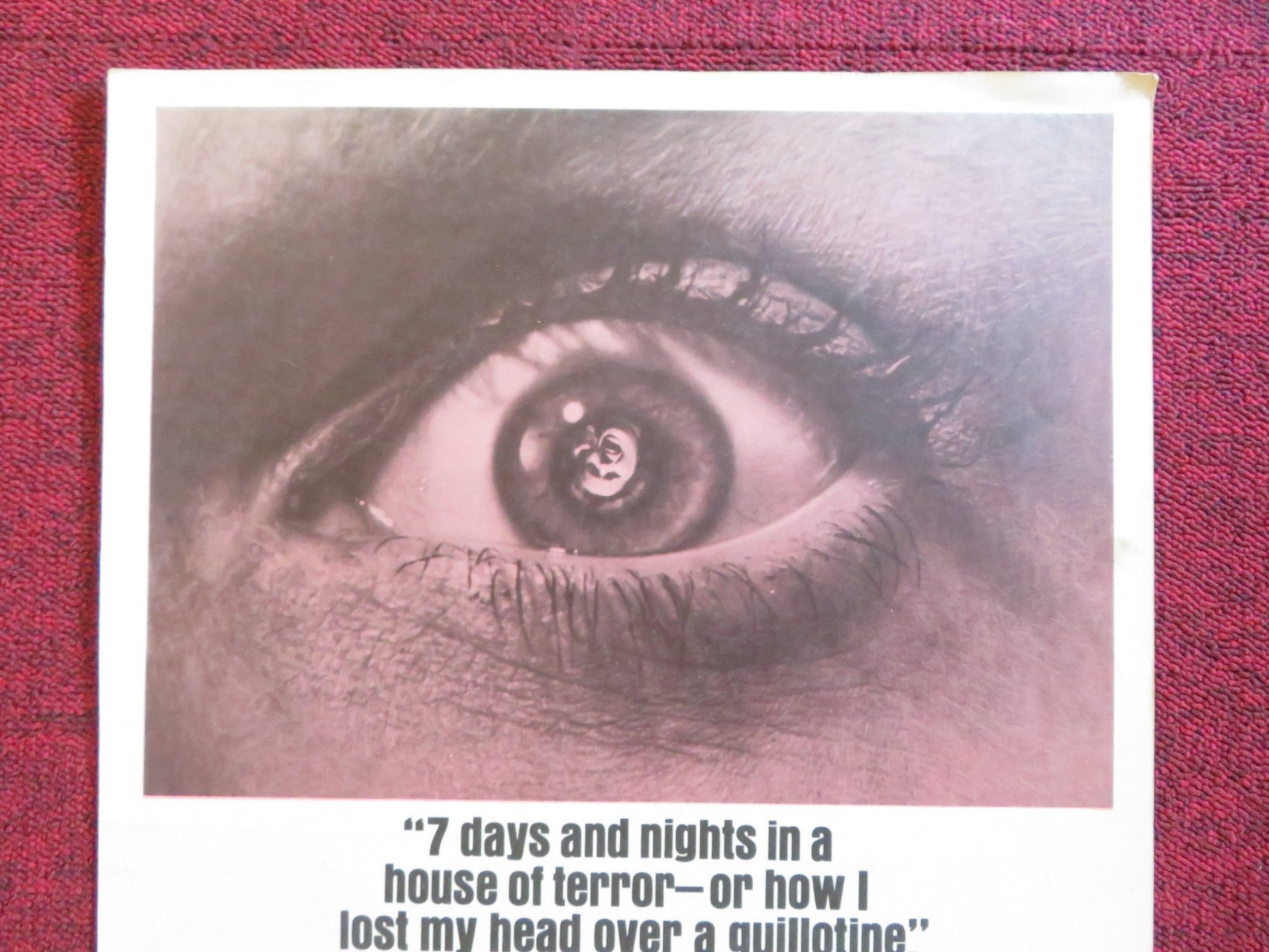 TWO ON A GUILLOTINE US INSERT (14"x 36") POSTER CONNIE STEVENS DEAN JONES 1965 Rendezvous Cinema Movie posters