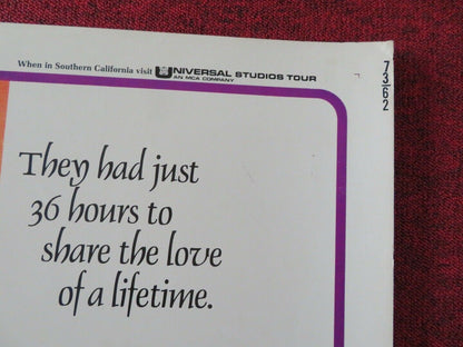 TWO PEOPLE US HALF SHEET (22"x 28") POSTER PETER FONDA LINDSAY WAGNER 1973 Movie posters