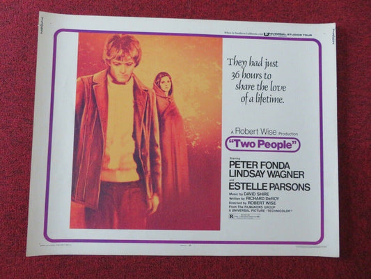 TWO PEOPLE US HALF SHEET (22"x 28") POSTER PETER FONDA LINDSAY WAGNER 1973 Movie posters