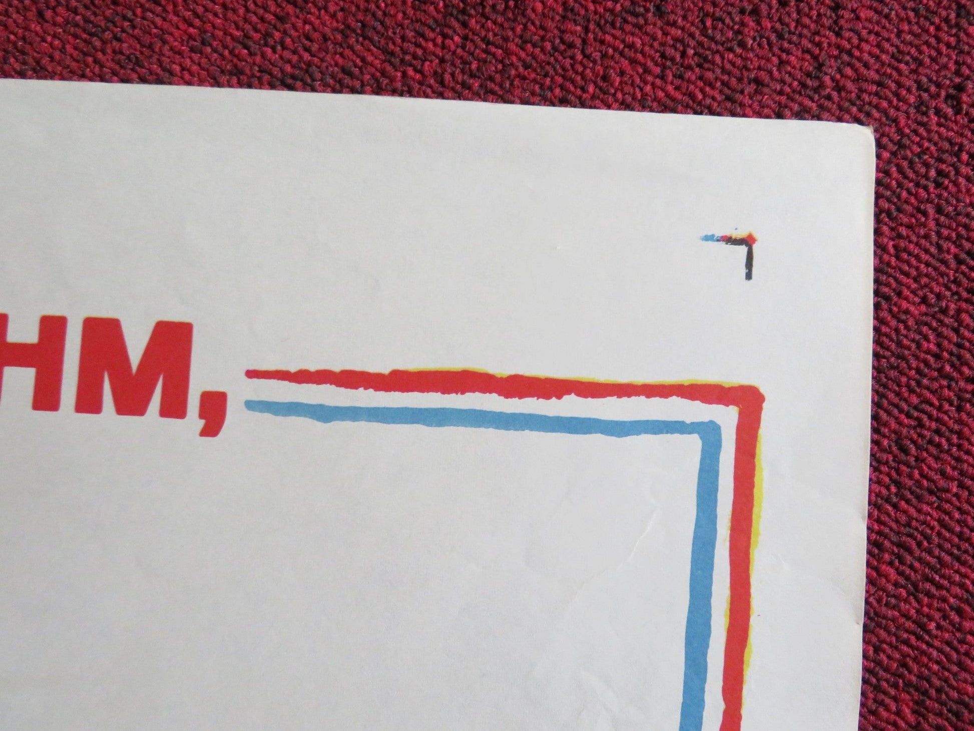 TWO TICKETS TO PARIS FOLDED US ONE SHEET POSTER JOEY DEE GARY CROSBY 1962 Rendezvous Cinema Movie posters