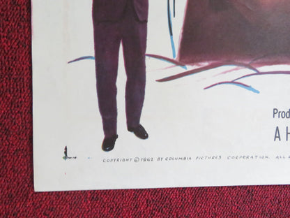 TWO TICKETS TO PARIS FOLDED US ONE SHEET POSTER JOEY DEE GARY CROSBY 1962 Rendezvous Cinema Movie posters