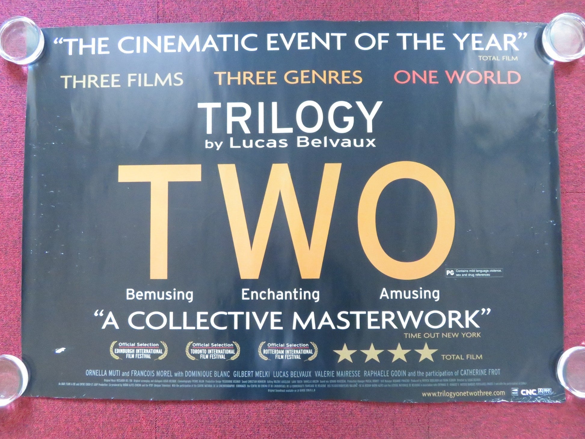 TWO UK QUAD (30"x 40") ROLLED POSTER ORNELLA MUTI FRANCOIS MOREL 2002 Rendezvous Cinema Movie posters