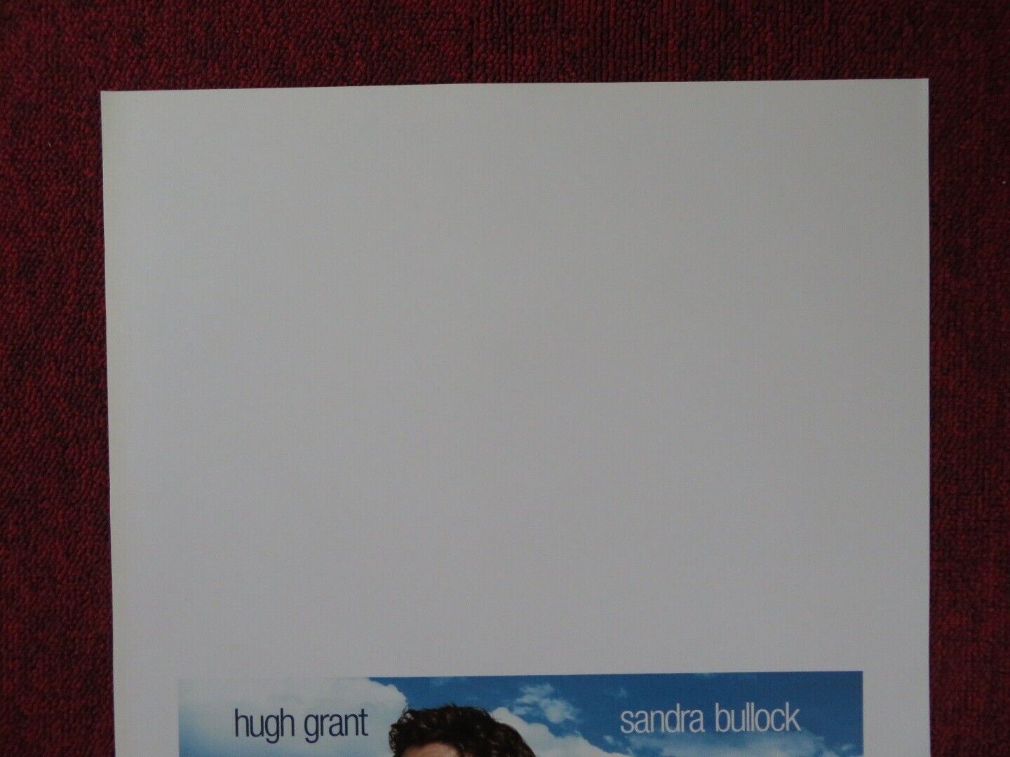 TWO WEEKS NOTICE ITALIAN LOCANDINA (27.5"x13") POSTER H GRANT S BULLOCK 2002 Movie posters