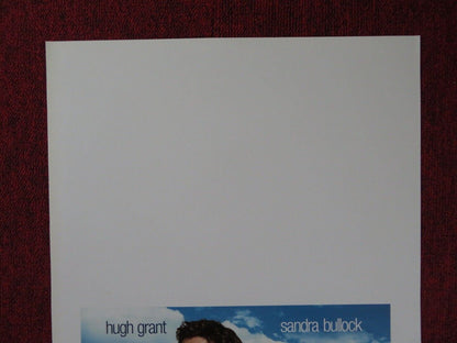 TWO WEEKS NOTICE ITALIAN LOCANDINA (27.5"x13") POSTER H GRANT S BULLOCK 2002 Movie posters