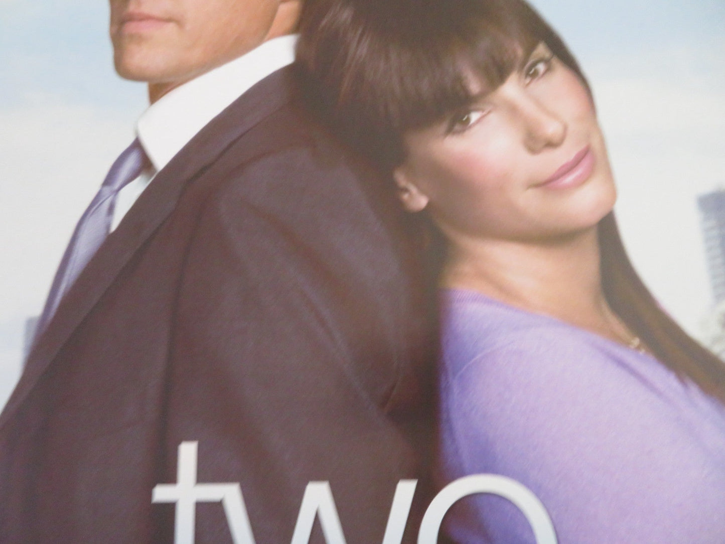 TWO WEEKS NOTICE UK QUAD (30"x 40") ROLLED POSTER HUGH GRANT SANDRA BULLOCK 2002 Rendezvous Cinema Movie posters