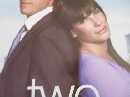 TWO WEEKS NOTICE UK QUAD (30"x 40") ROLLED POSTER HUGH GRANT SANDRA BULLOCK 2002 Rendezvous Cinema Movie posters