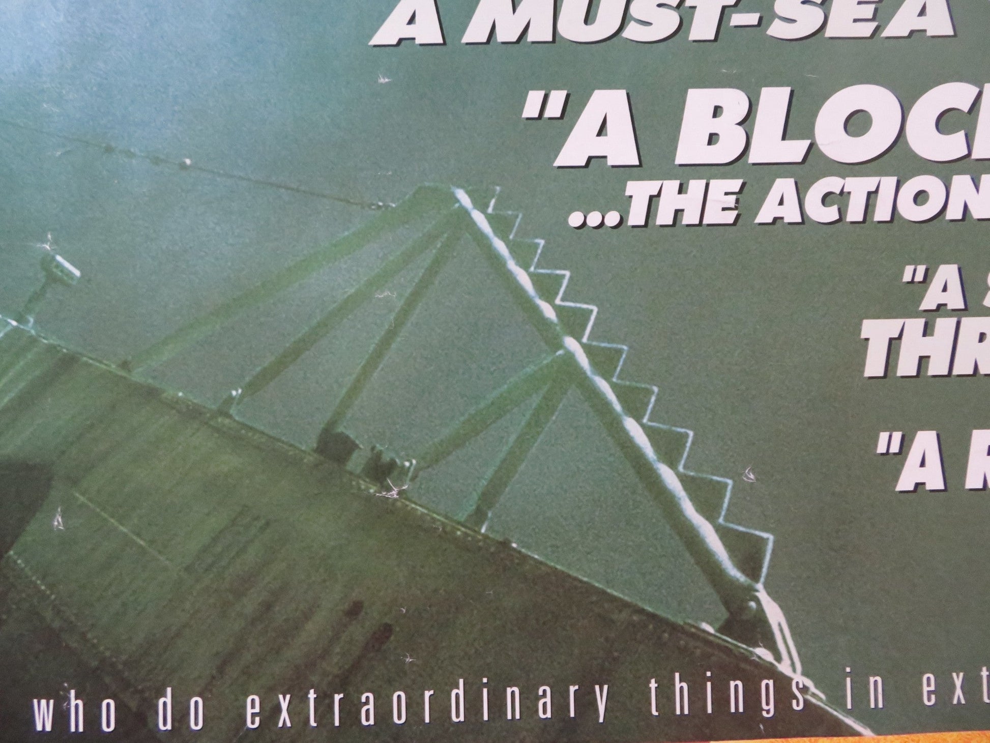 U - 571 UK QUAD (30"x 40") ROLLED POSTER MATTHEW MCCONAUGHEY BILL PAXTON 2000 Rendezvous Cinema Movie posters