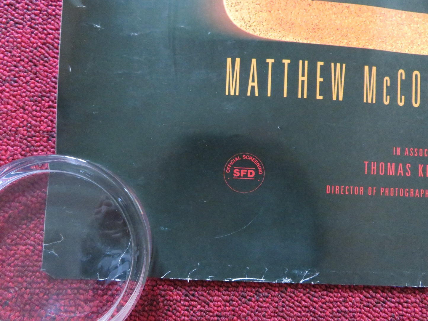 U - 571 UK QUAD (30"x 40") ROLLED POSTER MATTHEW MCCONAUGHEY BILL PAXTON 2000 Rendezvous Cinema Movie posters