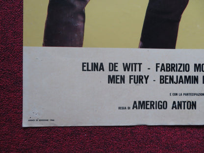 UCCIDI O MUORI / KILL OR BE KILLED ITALIAN FOGLIO POSTER ROBERT MARK 1966 Rendezvous Cinema Movie posters