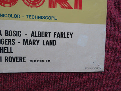 UCCIDI O MUORI / KILL OR BE KILLED ITALIAN FOGLIO POSTER ROBERT MARK 1966 Rendezvous Cinema Movie posters