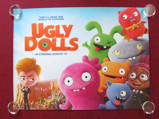 UGLY DOLLS UK QUAD (30"x 40") ROLLED POSTER PITBULL ICE - T 2019 Rendezvous Cinema Movie posters