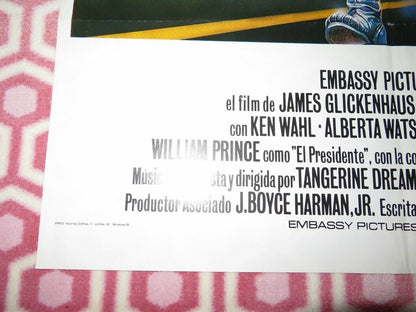 ULTIMATUM/ THE SOLDIER SPANISH (39.5"X 27.5") ROLLED POSTER KEN WAHL 1982 Movie posters