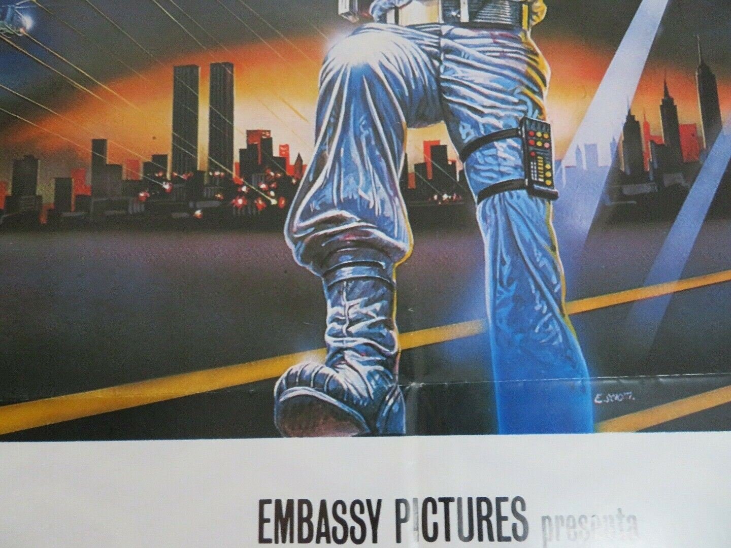 ULTIMATUM/ THE SOLDIER SPANISH (39.5"X 27.5") ROLLED POSTER KEN WAHL 1982 Movie posters