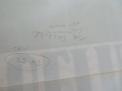 ULTIMATUM/ THE SOLDIER SPANISH (39.5"X 27.5") ROLLED POSTER KEN WAHL 1982 Movie posters