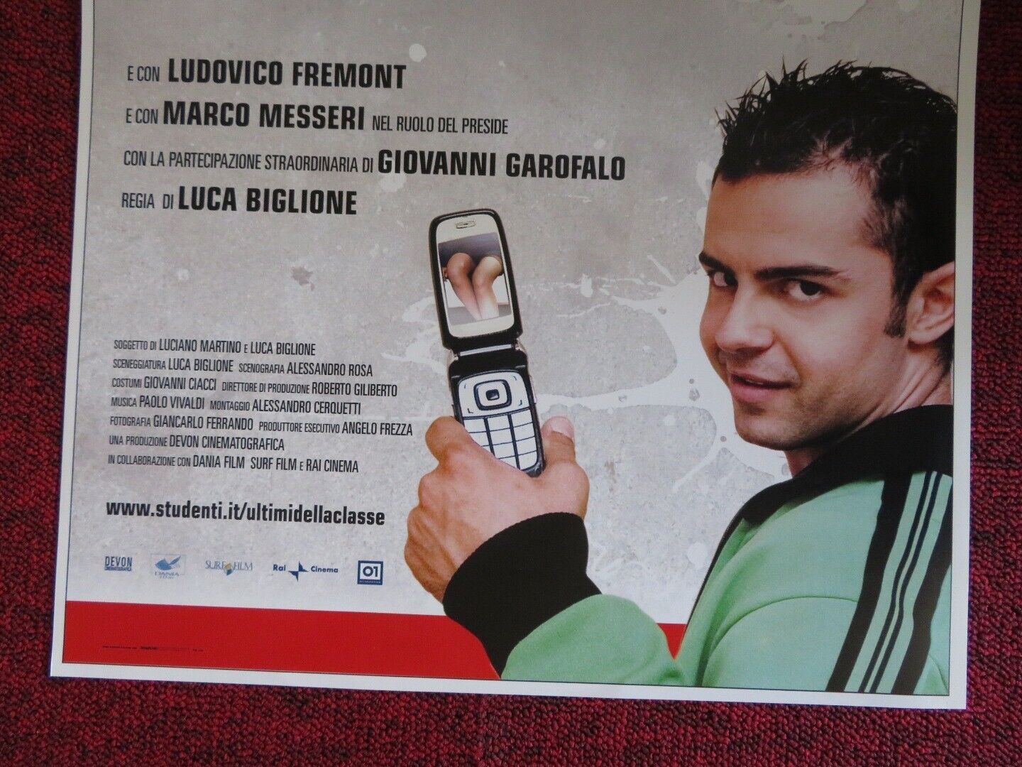 ULTIMI DELLA CLASSE ITALIAN LOCANDINA (27"x13") POSTER ANDREA DE ROSA 2008 - Rendezvous Cinema