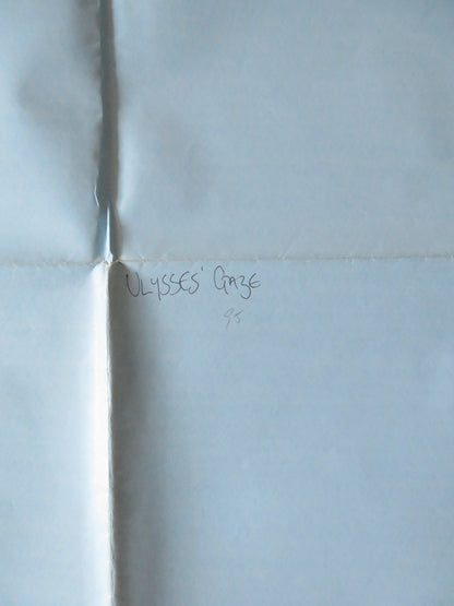 ULYSSES' GAZE UK QUAD POSTER FOLDED HARVEY KEITEL ERLAND JOSEPHSON 1995 Rendezvous Cinema Movie posters