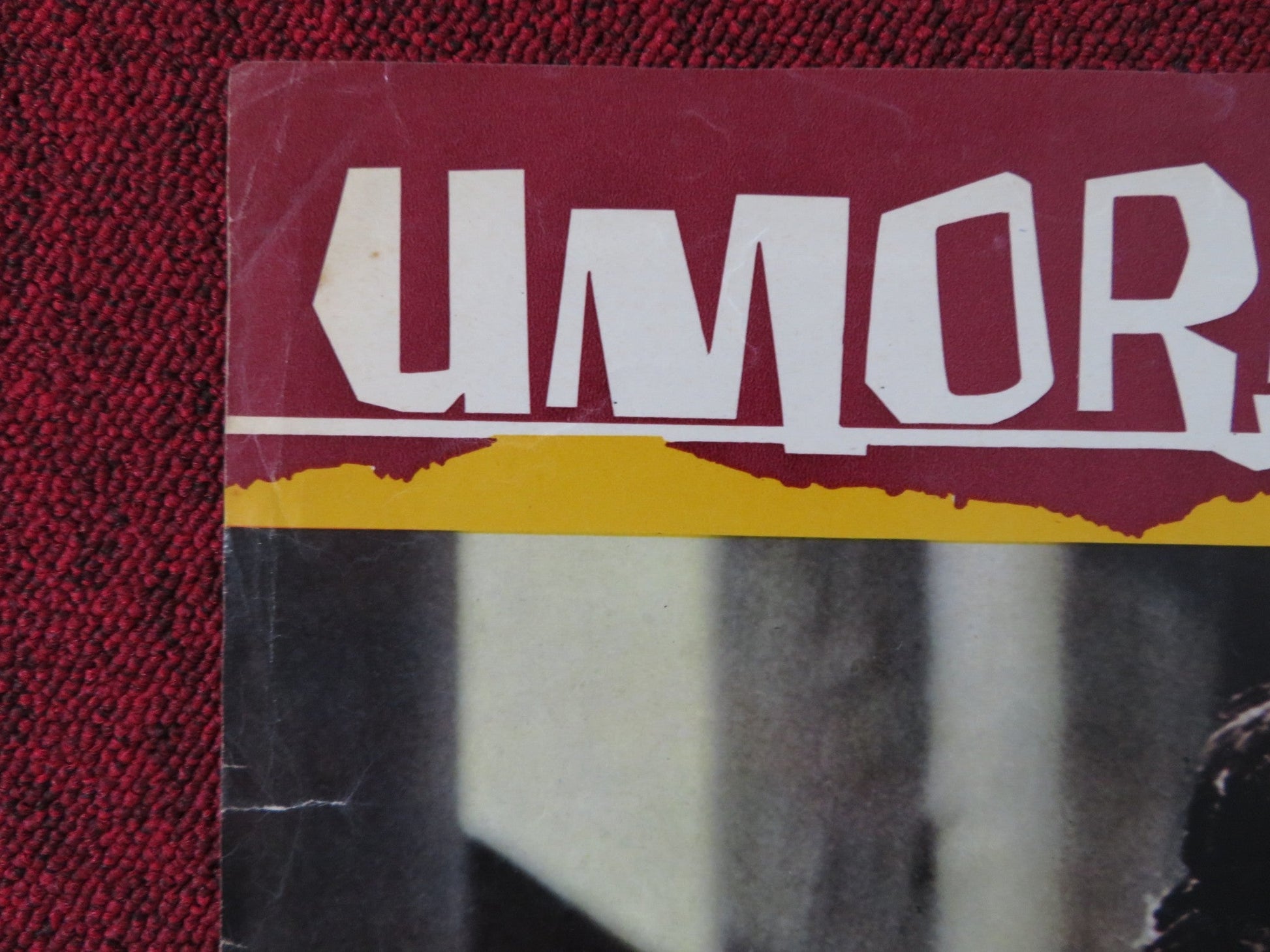 UMORISMO IN NERO - A ITALIAN FOTOBUSTA POSTER SYLVIE PIERRE BRASSEUR 1965 Rendezvous Cinema Movie posters