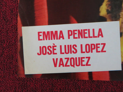 UMORISMO IN NERO - C ITALIAN FOTOBUSTA POSTER SYLVIE PIERRE BRASSEUR 1965 Rendezvous Cinema Movie posters