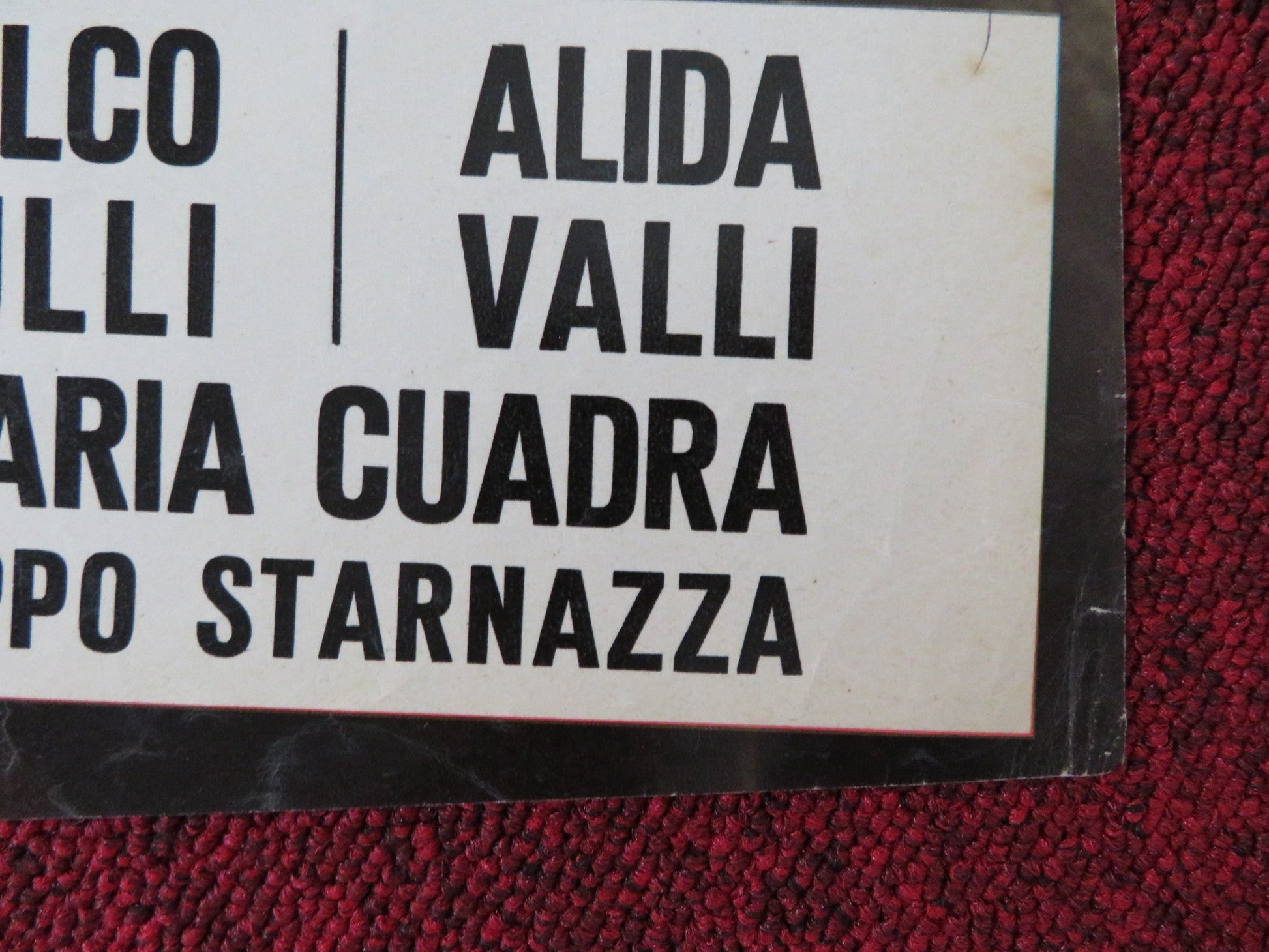 UMORISMO IN NERO - D ITALIAN FOTOBUSTA POSTER SYLVIE PIERRE BRASSEUR 1965 Rendezvous Cinema Movie posters