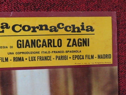 UMORISMO IN NERO - D ITALIAN FOTOBUSTA POSTER SYLVIE PIERRE BRASSEUR 1965 Rendezvous Cinema Movie posters