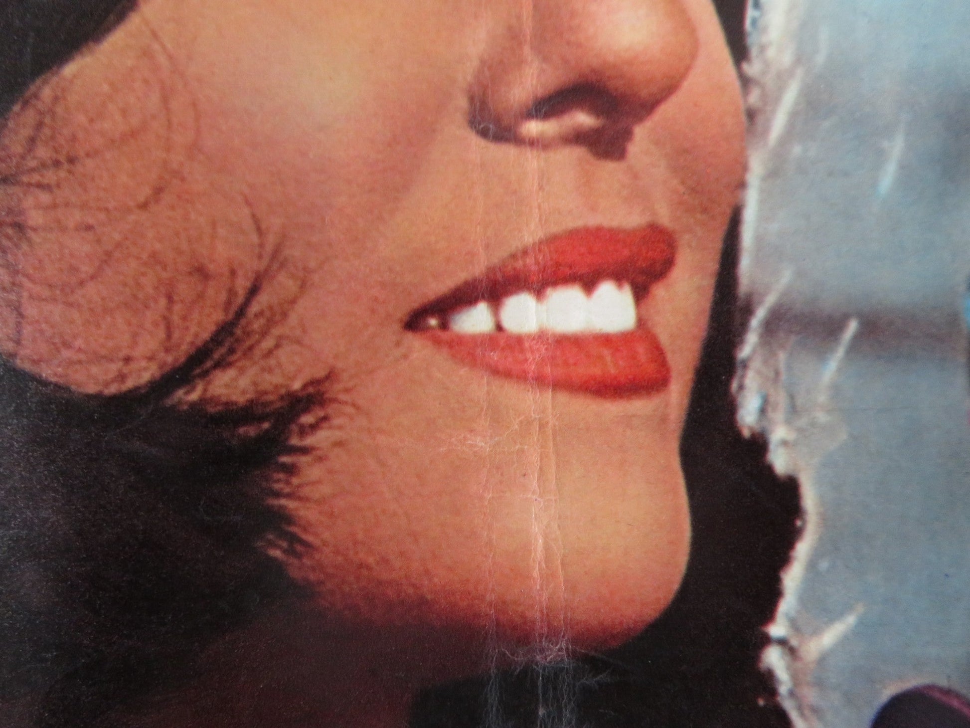 UMORISMO IN NERO - E ITALIAN FOTOBUSTA POSTER SYLVIE PIERRE BRASSEUR 1965 Rendezvous Cinema Movie posters