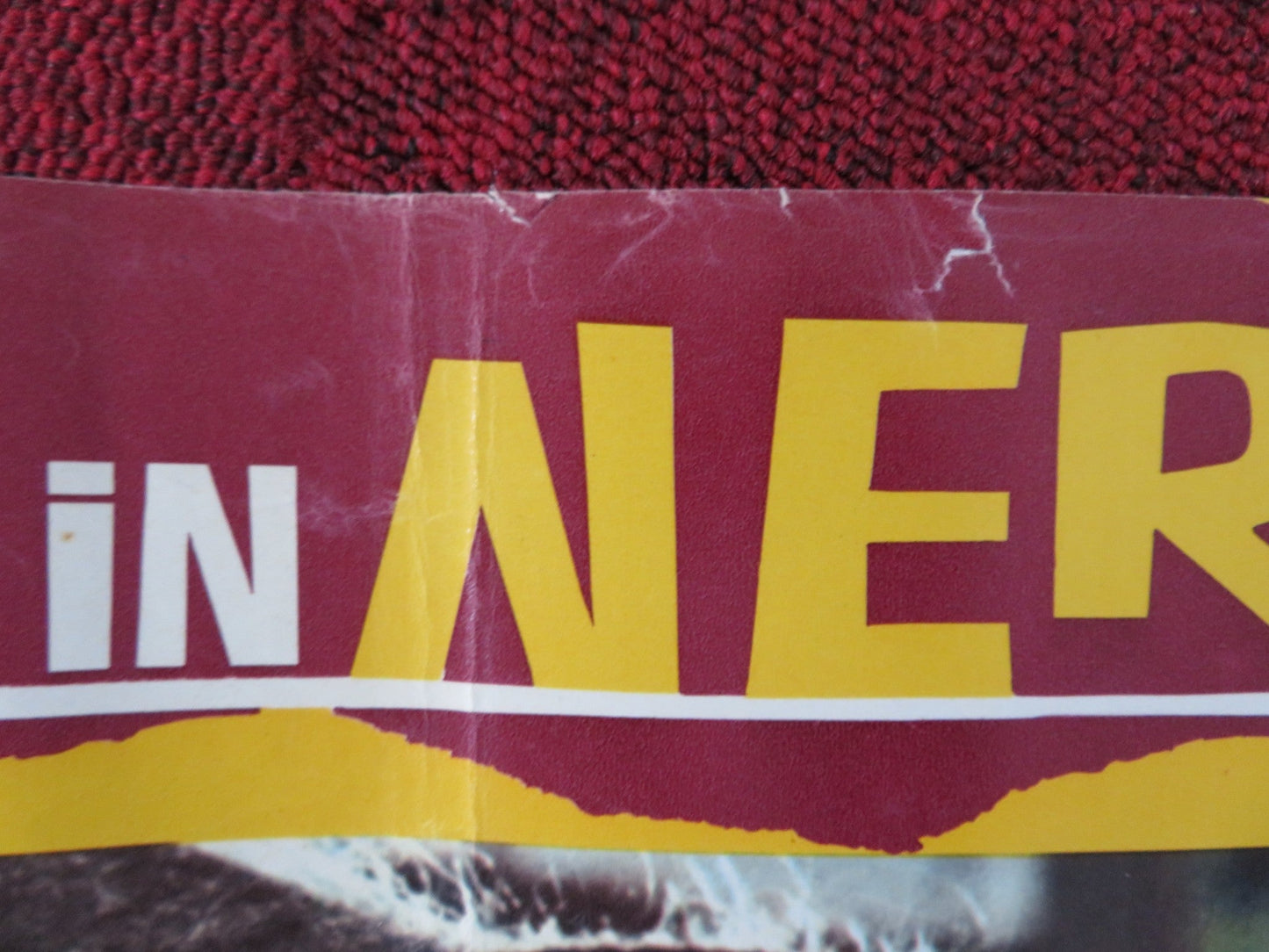 UMORISMO IN NERO - E ITALIAN FOTOBUSTA POSTER SYLVIE PIERRE BRASSEUR 1965 Rendezvous Cinema Movie posters