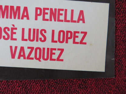 UMORISMO IN NERO - E ITALIAN FOTOBUSTA POSTER SYLVIE PIERRE BRASSEUR 1965 Rendezvous Cinema Movie posters