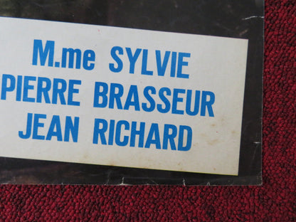 UMORISMO IN NERO - F ITALIAN FOTOBUSTA POSTER SYLVIE PIERRE BRASSEUR 1965 Rendezvous Cinema Movie posters