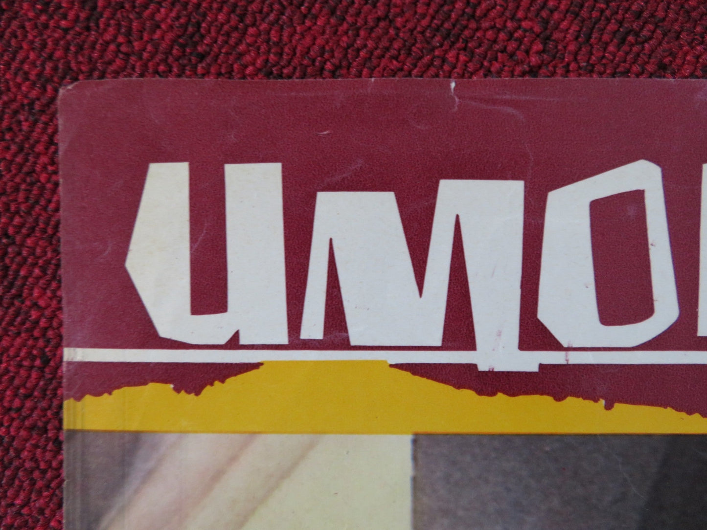 UMORISMO IN NERO - G ITALIAN FOTOBUSTA POSTER SYLVIE PIERRE BRASSEUR 1965 Rendezvous Cinema Movie posters