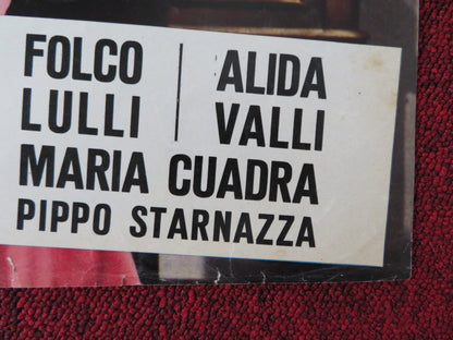 UMORISMO IN NERO - G ITALIAN FOTOBUSTA POSTER SYLVIE PIERRE BRASSEUR 1965 Rendezvous Cinema Movie posters