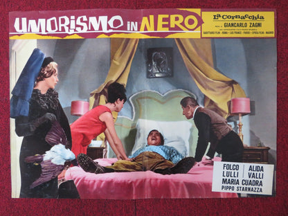 UMORISMO IN NERO - G ITALIAN FOTOBUSTA POSTER SYLVIE PIERRE BRASSEUR 1965 Rendezvous Cinema Movie posters