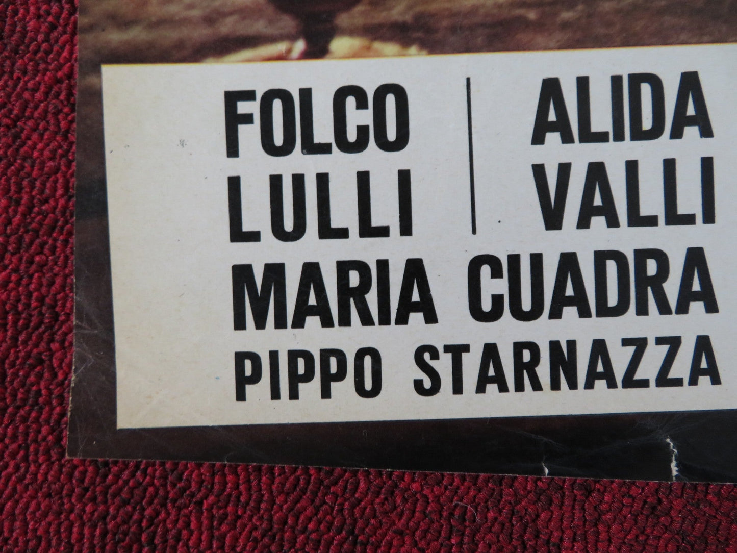 UMORISMO IN NERO - H ITALIAN FOTOBUSTA POSTER SYLVIE PIERRE BRASSEUR 1965 Rendezvous Cinema Movie posters