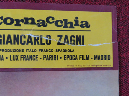 UMORISMO IN NERO - H ITALIAN FOTOBUSTA POSTER SYLVIE PIERRE BRASSEUR 1965 Rendezvous Cinema Movie posters