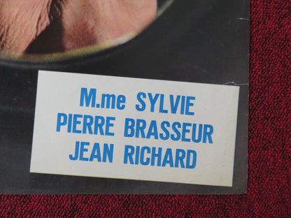 UMORISMO IN NERO - I ITALIAN FOTOBUSTA POSTER SYLVIE PIERRE BRASSEUR 1965 Rendezvous Cinema Movie posters