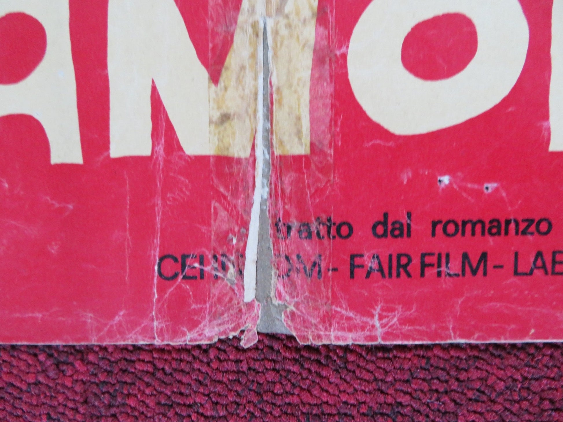 UN AMORE A ROMA - E ITALIAN FOTOBUSTA POSTER MYLENE DEMONGEOT MARTINELLI 1960 Rendezvous Cinema Movie posters