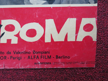UN AMORE A ROMA - E ITALIAN FOTOBUSTA POSTER MYLENE DEMONGEOT MARTINELLI 1960 Rendezvous Cinema Movie posters