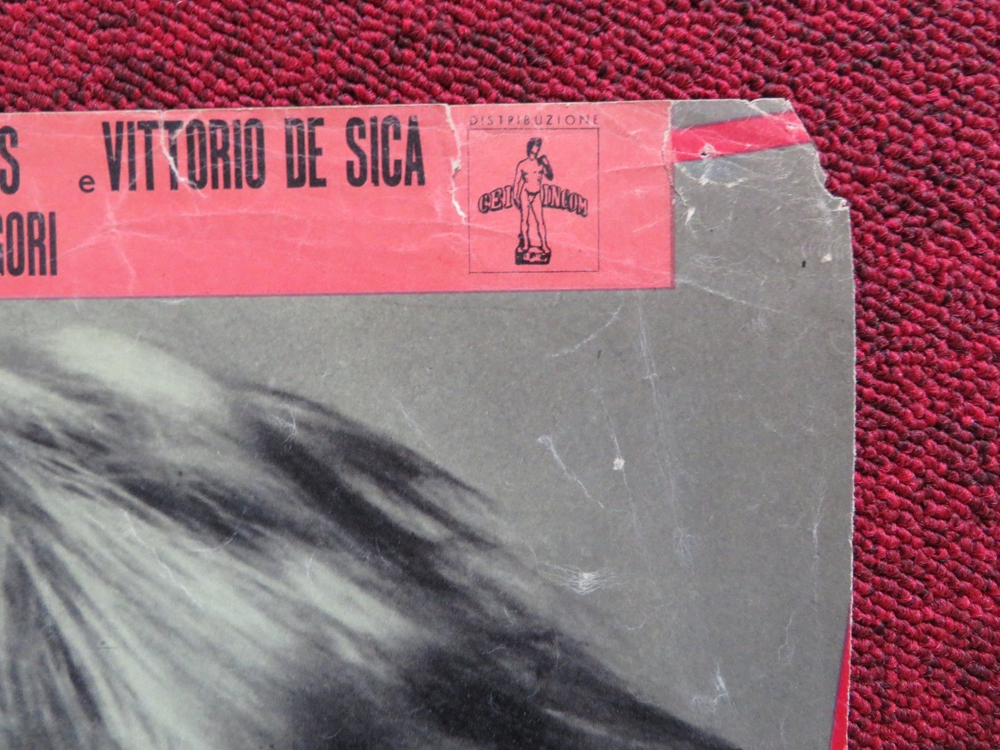 UN AMORE A ROMA - F ITALIAN FOTOBUSTA POSTER MYLENE DEMONGEOT MARTINELLI 1960 Rendezvous Cinema Movie posters