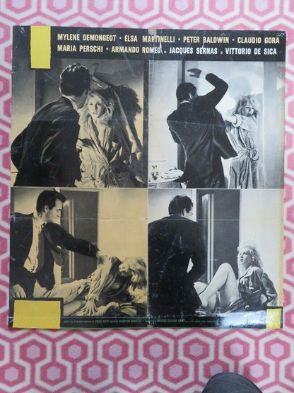 Un amore a Roma/ LOVE IN ROME (29"x 26.5") POSTER MYLENE DEMONGEOT 1960 Rendezvous Cinema Movie posters