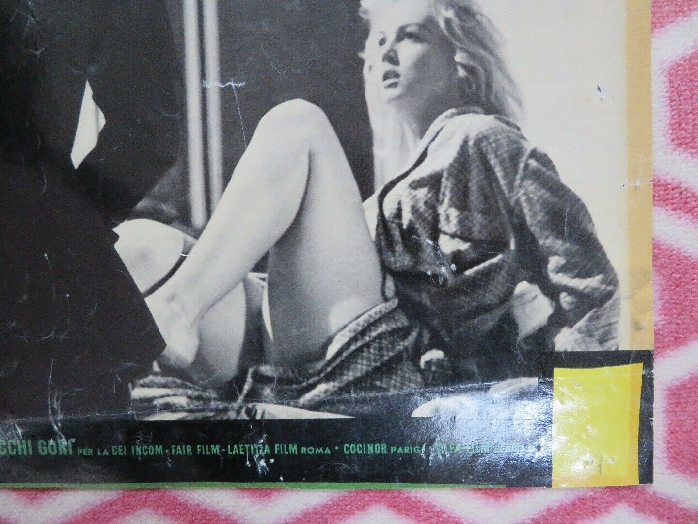 Un amore a Roma/ LOVE IN ROME (29"x 26.5") POSTER MYLENE DEMONGEOT 1960 Rendezvous Cinema Movie posters