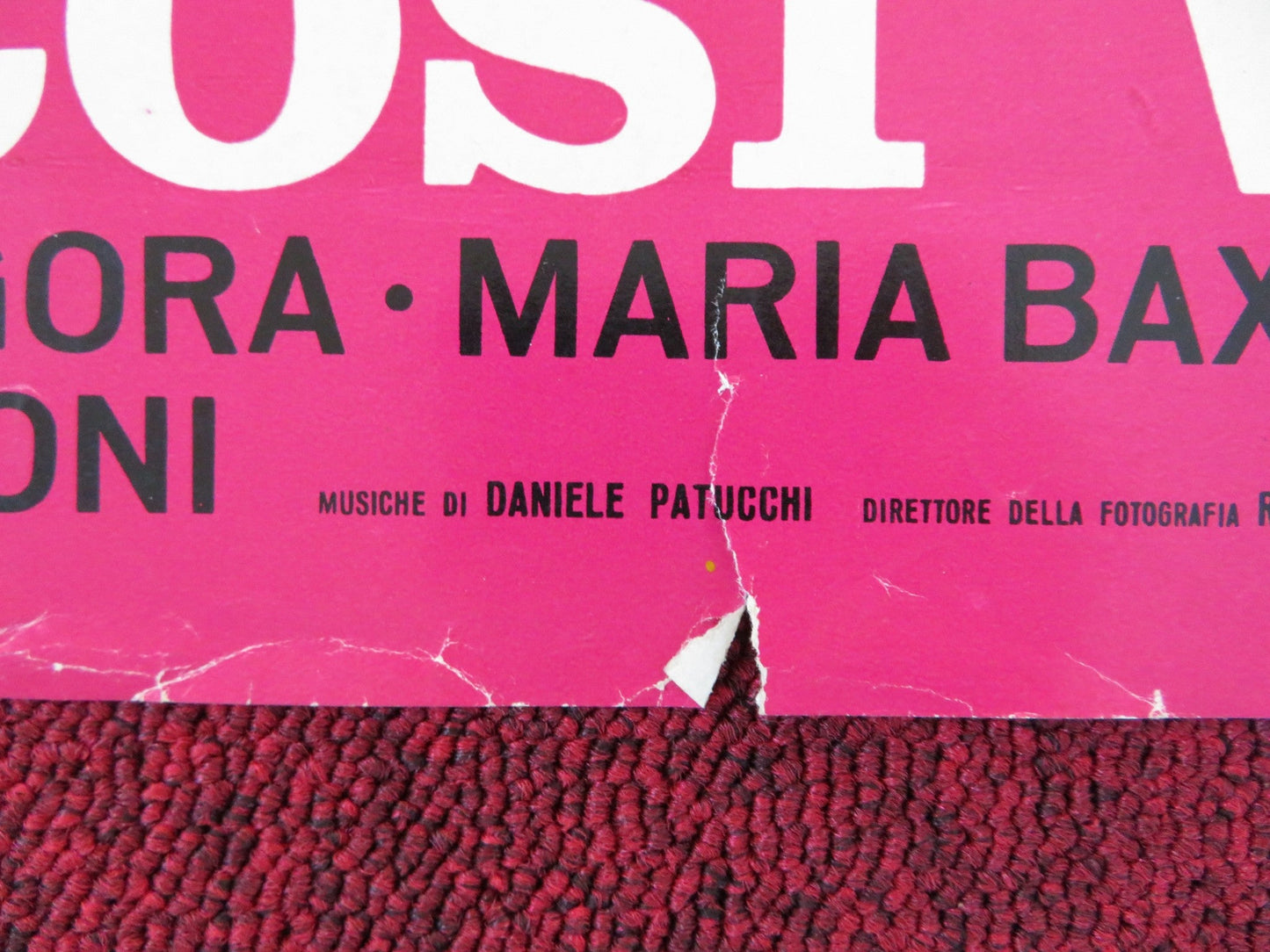 UN AMORE COSI' FRAGILE, COSI' VIOLENTO ITALIAN FOTOBUSTA POSTER PITAGORA 1973 Rendezvous Cinema Movie posters