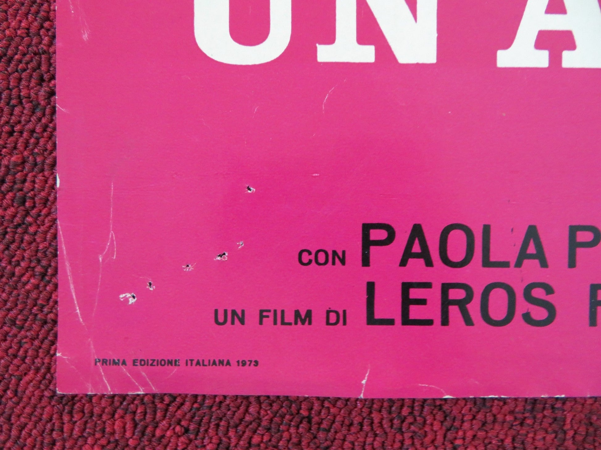 UN AMORE COSI' FRAGILE, COSI' VIOLENTO ITALIAN FOTOBUSTA POSTER PITAGORA 1973 Rendezvous Cinema Movie posters